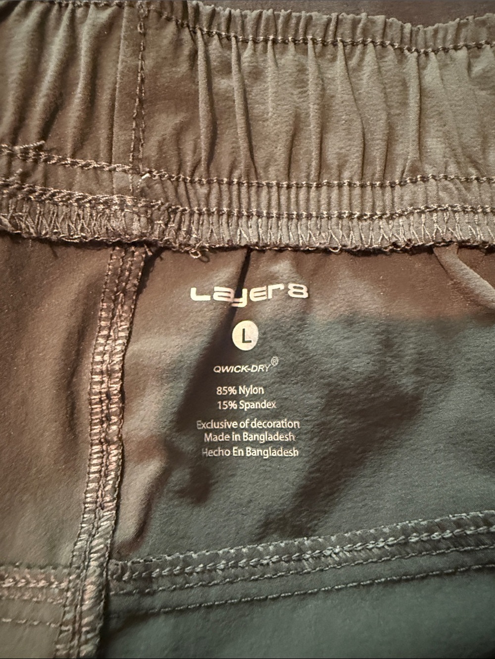 Layer 8 Women's Cargo Pants in Olive Green - Picture 2 of 5